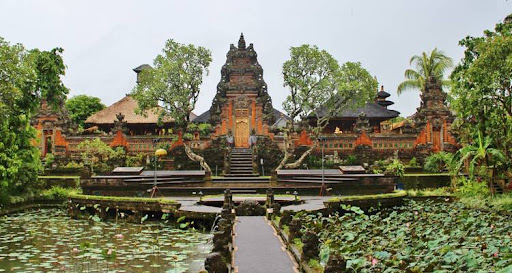 Traditional Balinese temple in Ubud